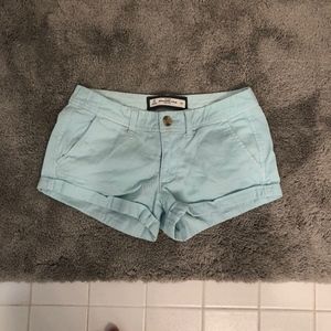 Abercrombie and Fitch light blue shorts